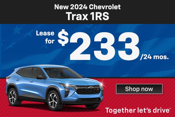 New 2024 Chevy Trax 1RS